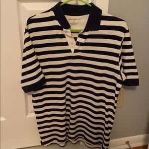 Vintage Eddie Bauer Striped Polo Small